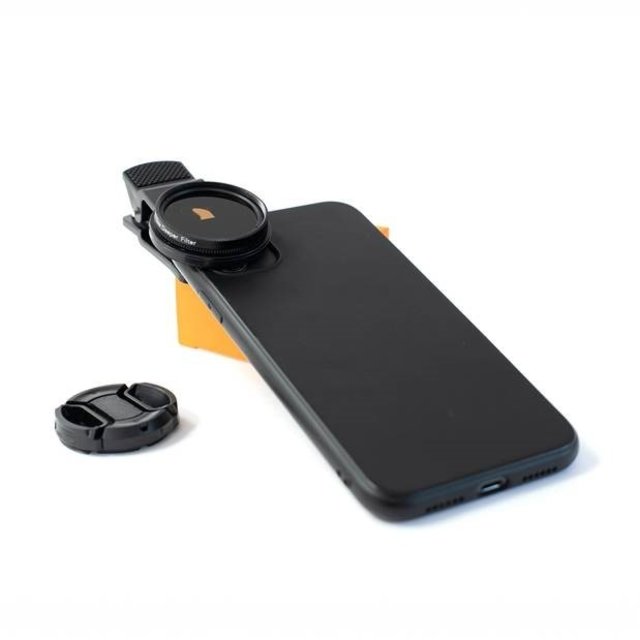 Polarisierter Telefonfilterclip