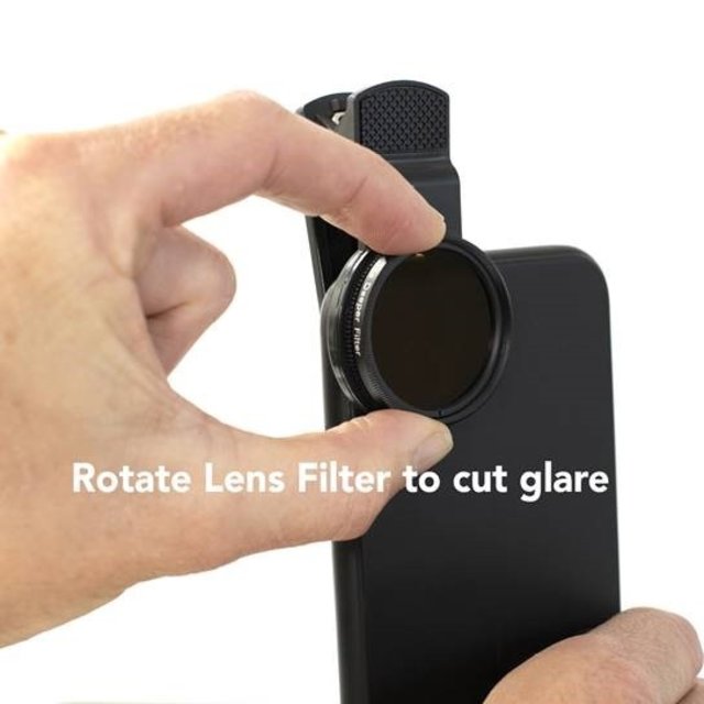 Polarisierter Telefonfilterclip