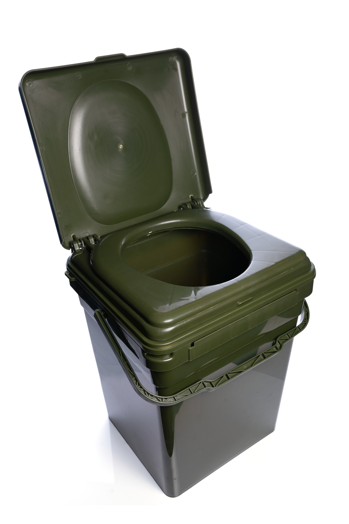 Toilet seat on a bucket deals