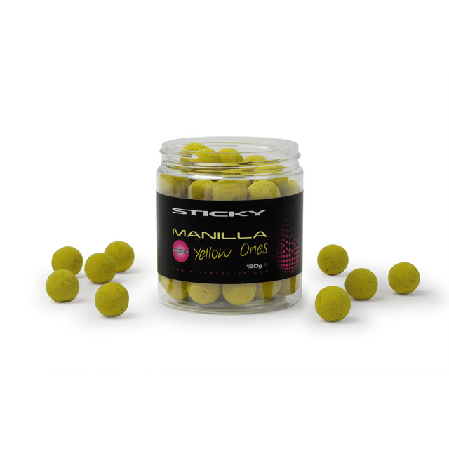 Sticky Baits Manilla Yellow Ones Wafters 16mm
