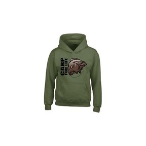 Felpa con cappuccio HOC Carp for Life