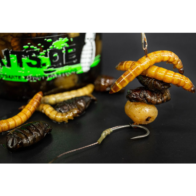 My Baits Hi-Natural Zwarte en Witte Tijgernoten "Wormageddon"
