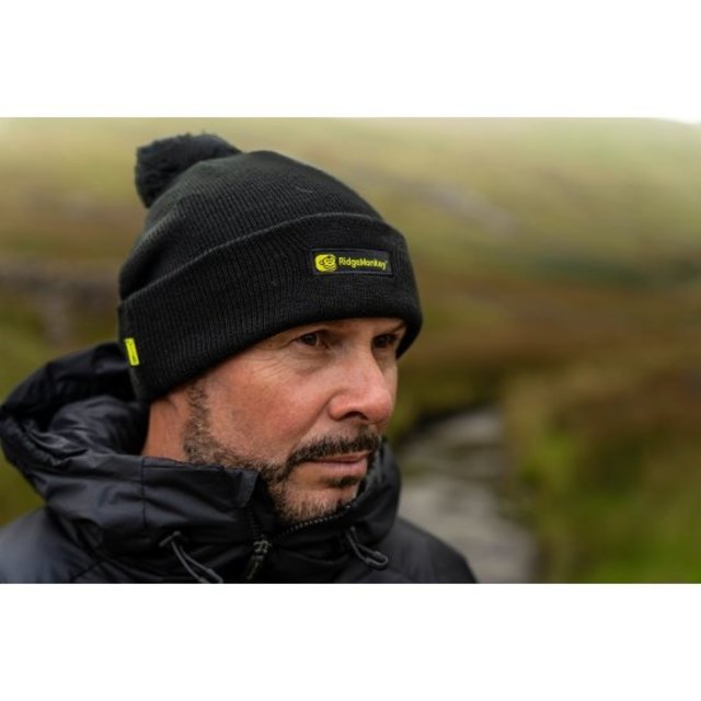 Ridgemonkey Apearel Boble Beanie Hat Sort