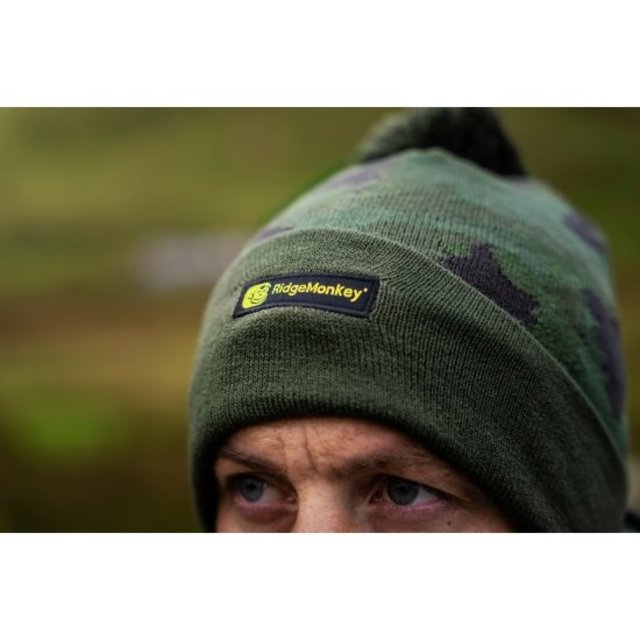 Ridgemonkey Apearel Boble Beanie Hat Camo