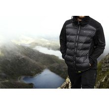 Chaqueta con cremallera de peso pesado Apareel de Ridgemonkey, negra