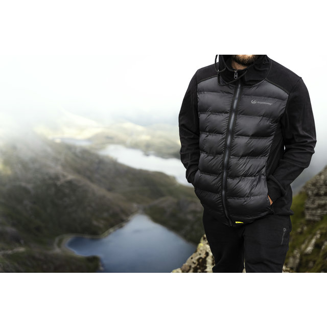 Giacca pesante con zip Ridgemonkey Apearel nera