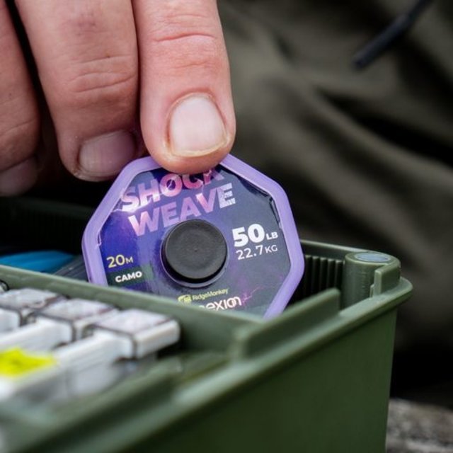 Ridgemonkey Connexion Shock Weave Braided Shock Leader 50lb