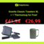 RidgeMonkey Classic Sandwich Toaster XL Granite Edition Deal incl Thermomug