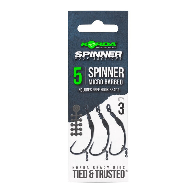 Sezioni del gancio dello spinner Korda