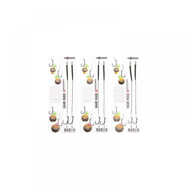 Korda Basix Hair Rigs Wide Gape