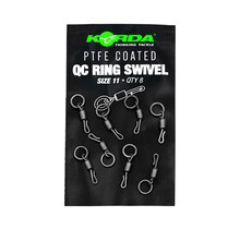 Korda PTFE Coated QC Ring Swivel Size