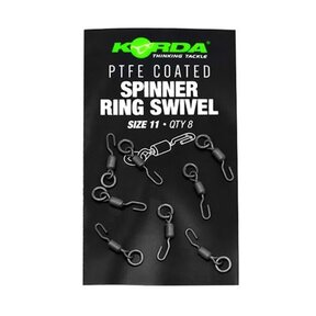 Anello girevole Korda rivestito in PTFE misura 11
