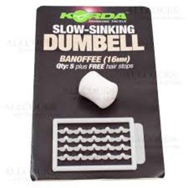 Korda Slow Sinking Dumbell Banoffee