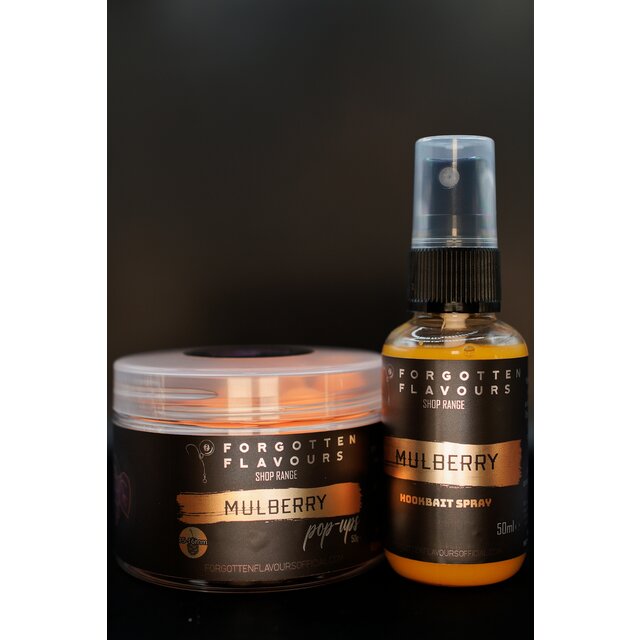 Spray cebo de mora con sabores olvidados