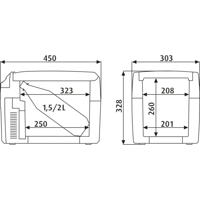 Dometic TropiCool TCX 14 Frigorifero portatile termoelettrico da 15 litri