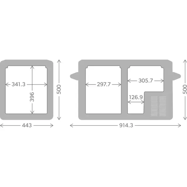 Dometic CFF 70DZ compressorkoeler 70 liter