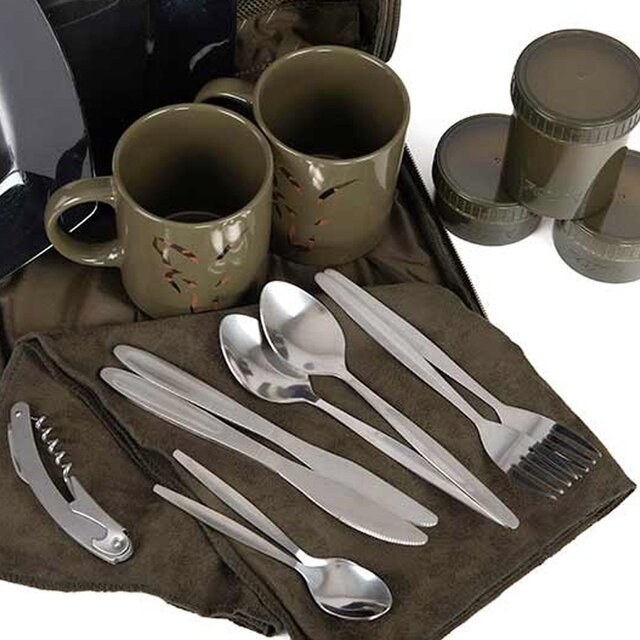 Fox Camolite 2 Person Dinner Set