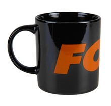 Tasse en céramique Fox noire et orange
