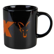 Tasse en céramique Fox noire et orange