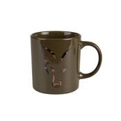 Fox Green and Camo Head Ceramic Mug