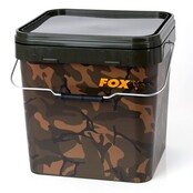 Fox Camo Square Carp Buckets 17 Liter