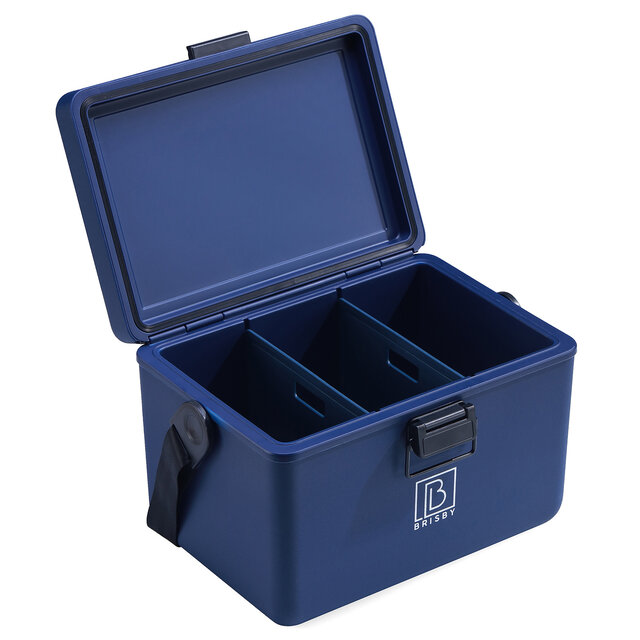 Brisby Cooler 12L with carrying strap Blue