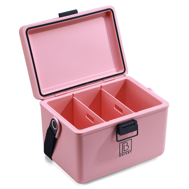 Brisby Koelbox 12L met draagband Roze