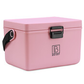 Nevera portátil Brisby de 12 litros con correa de transporte, color rosa