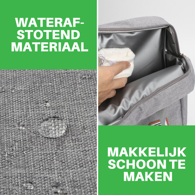 Bolsa térmica Brisby de 7 litros, color gris claro