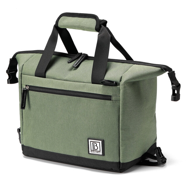 Borsa termica Brisby da 12 litri, verde