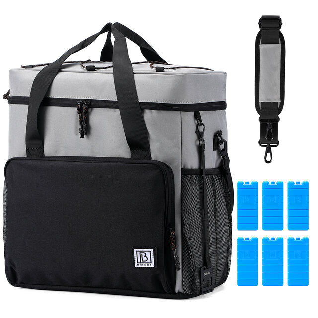 Sac isotherme Brisby 40 litres noir gris