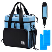 Brisby Kühltasche 15 Liter Schwarz Blau