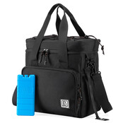 Sac isotherme Brisby 15 litres noir et orange