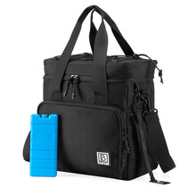 Brisby Cooler Bag 15 Liter Black with Orange