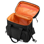 Bolsa térmica Brisby de 15 litros, color negro y naranja