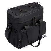 Borsa termica Brisby da 15 litri, nera e arancione