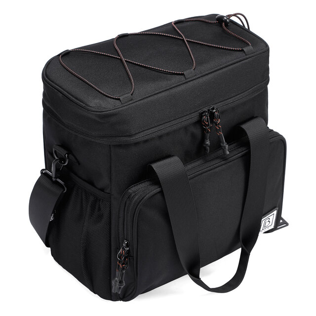 Brisby Cooler Bag 15 Liter Black with Orange