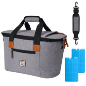 Bolsa térmica Brisby de 21 litros, color gris