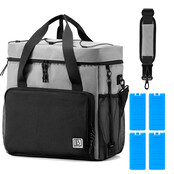 Sac isotherme Brisby 30 litres noir gris