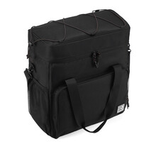 Bolsa térmica Brisby de 30 litros, color negro y naranja