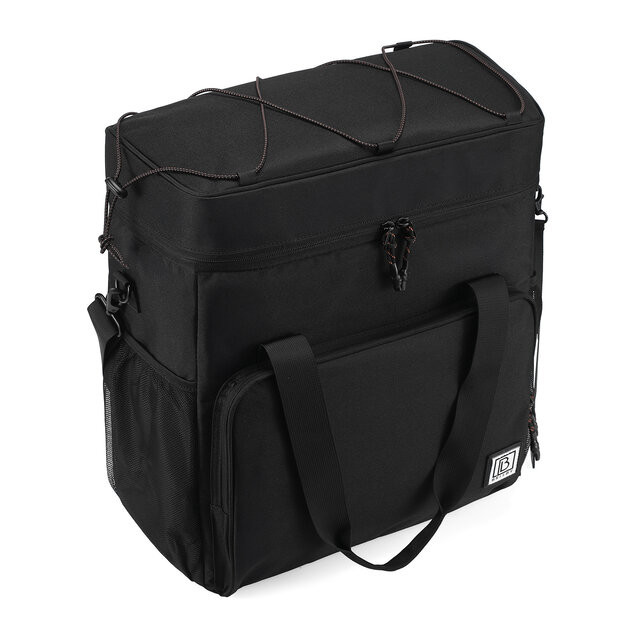 Sac isotherme Brisby 30 litres noir et orange