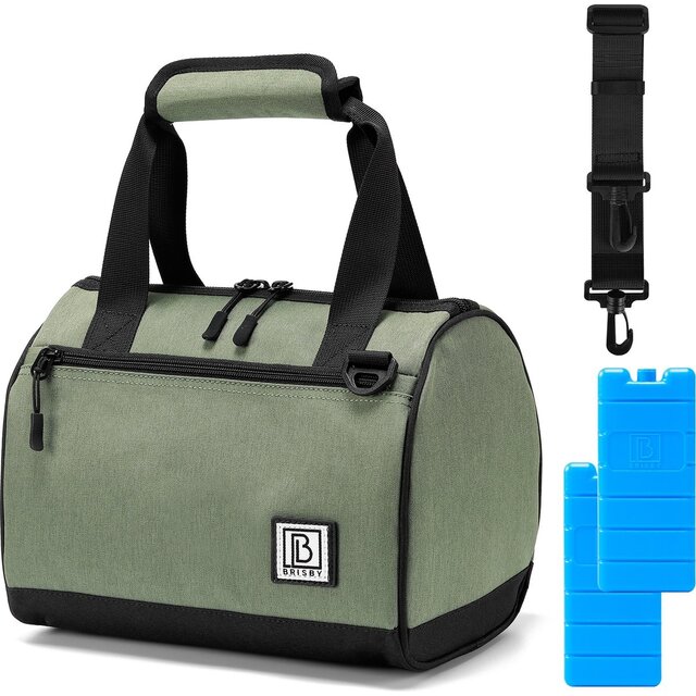 Bolsa térmica Brisby de 10 litros, color verde