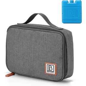 Borsa termica Brisby da 2,5 litri, grigio scuro