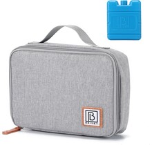 Bolsa térmica Brisby de 2,5 litros, color gris claro