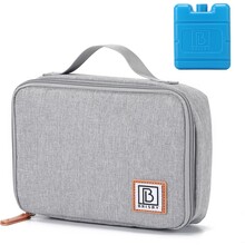 Borsa termica Brisby da 2,5 litri, grigio chiaro