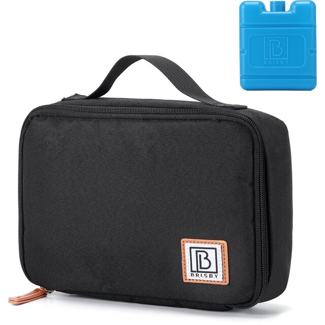 Borsa termica Brisby da 2,5 litri, nera