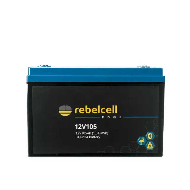 Batería Rebelcell EDGE LiFePO4 de 12 V y 105 Ah
