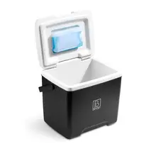 Nevera portátil Brisby de 13 litros, color negro