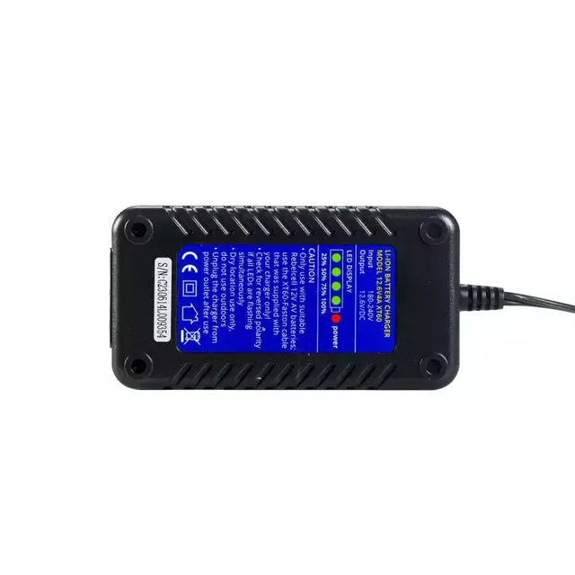 Chargeur de batterie Rebelcell 12,6 V 4 A Li-ion avec XT60