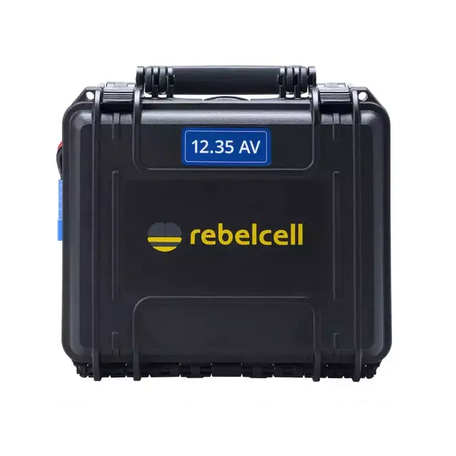 Caja exterior Rebelcell de 12 voltios y 35 Ah